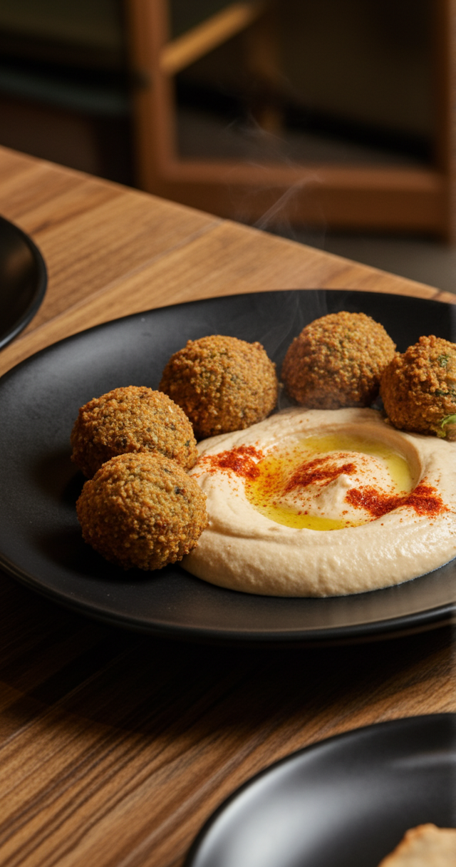 5 Falafels & Hummus