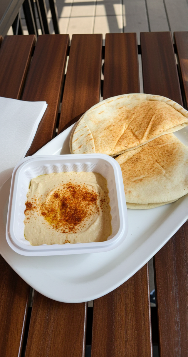 2 Pita Breads & Hummus